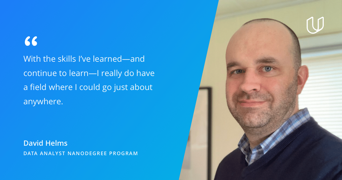 Udacity student quote about data analyst program