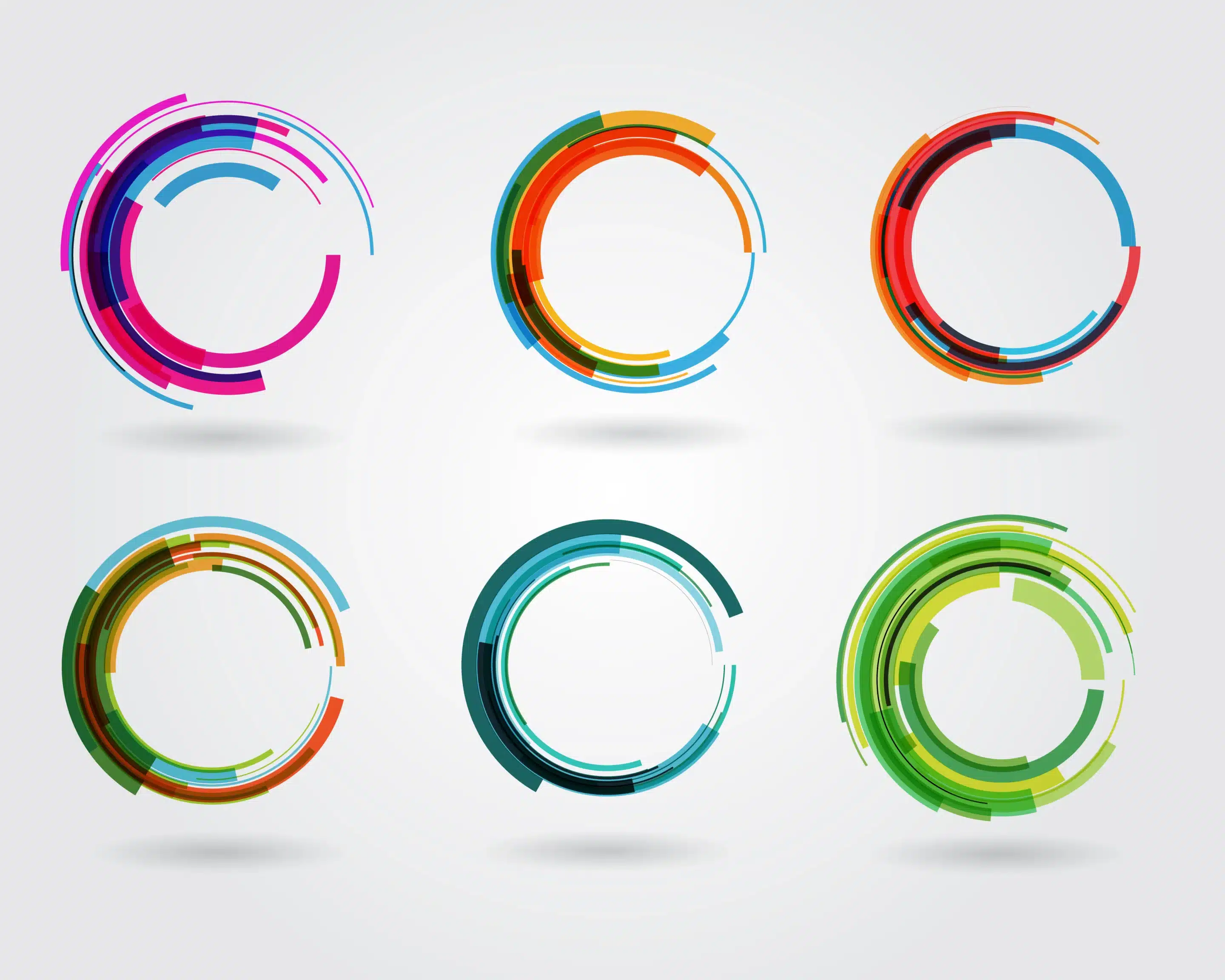 6 Colored rings